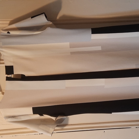 Dorothy Perkins geometric neutral colour shift dress size 10 - Picture 5 of 7